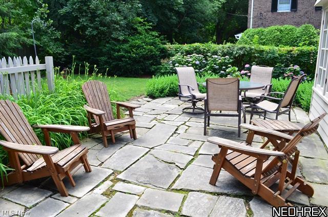 3347 Maynard Road Beachwood, OH 44122 - Photo 19 of 22 View of the rear patio and pretty gardens.