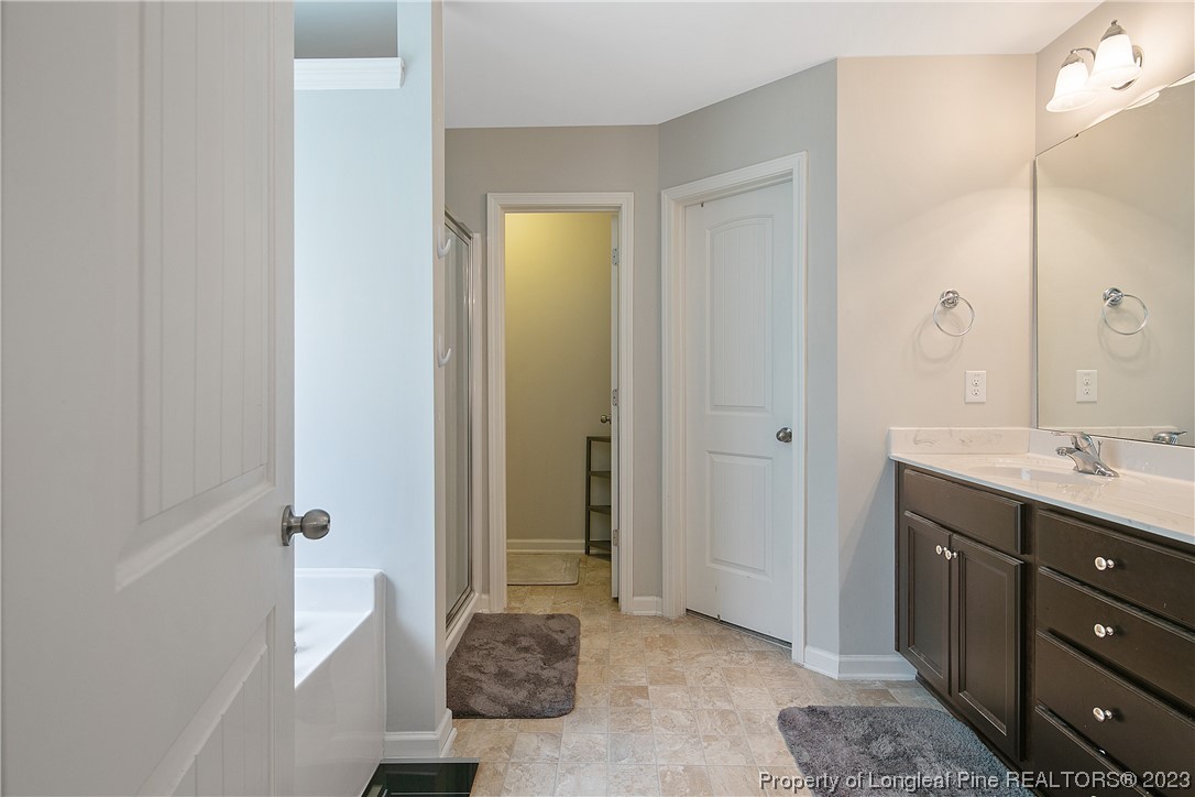 233 Blue Bay Lane Cameron, NC 28326 - Photo 34 of 50 a bathroom with a sink and a mirror