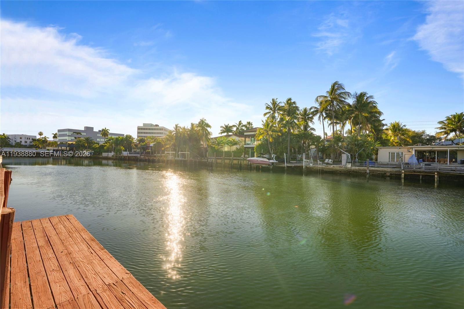 4172 Chase Avenue, Unit 3 Miami Beach, FL 33140 - Photo 27 of 29 a view of a lake with a large trees