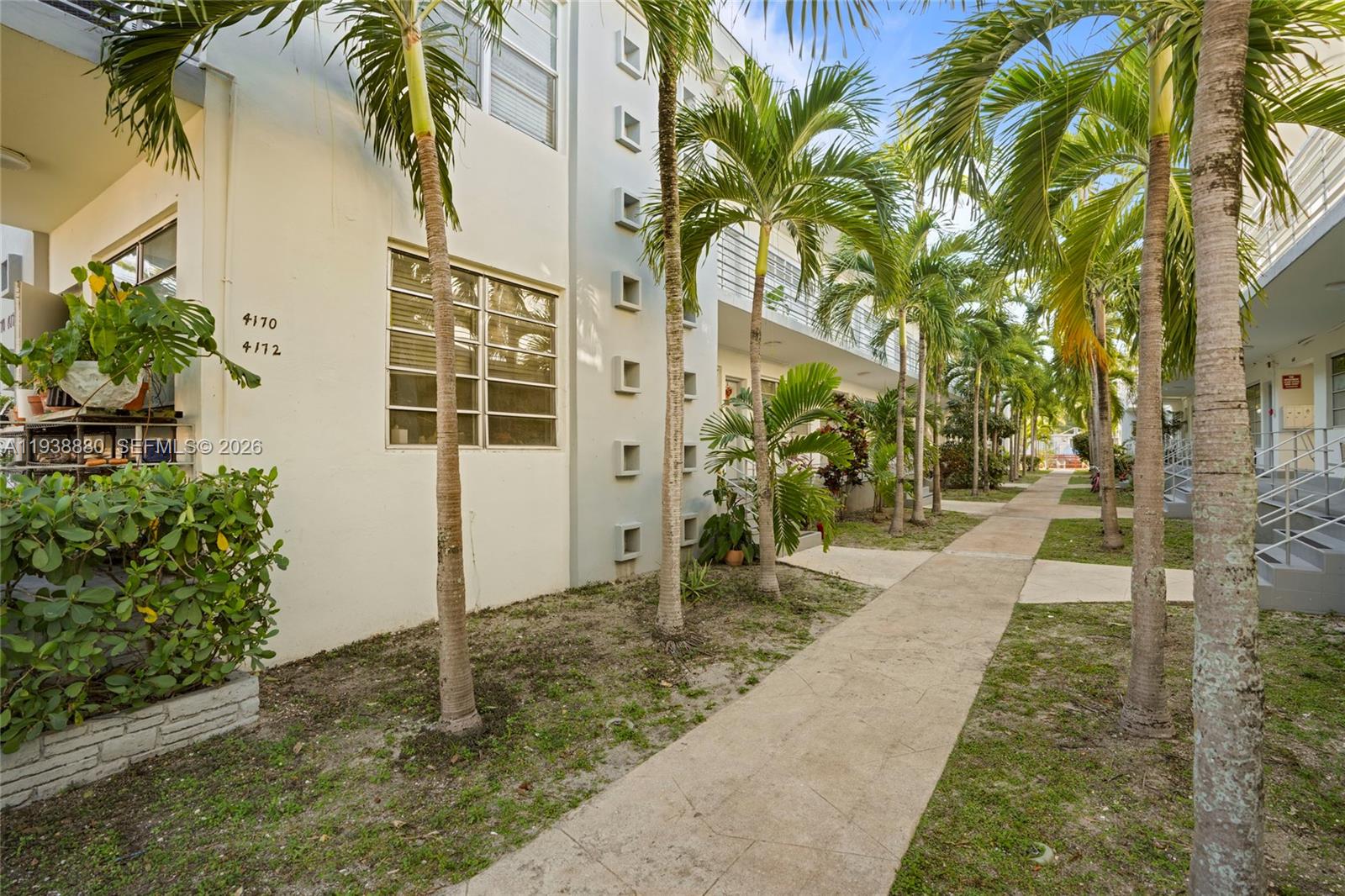 4172 Chase Avenue, Unit 3 Miami Beach, FL 33140 - Photo 29 of 29 a view of a pathway with a yard