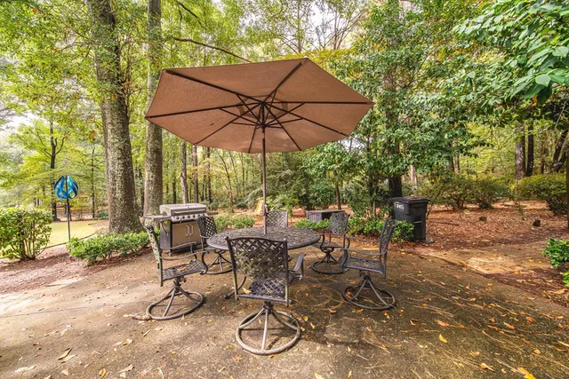 a view of outdoor space with garden