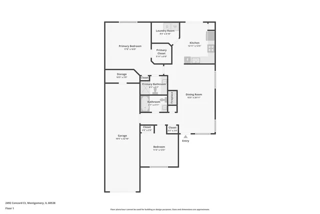 $280,000 | 2492 Concord Court, Montgomery, IL 60538