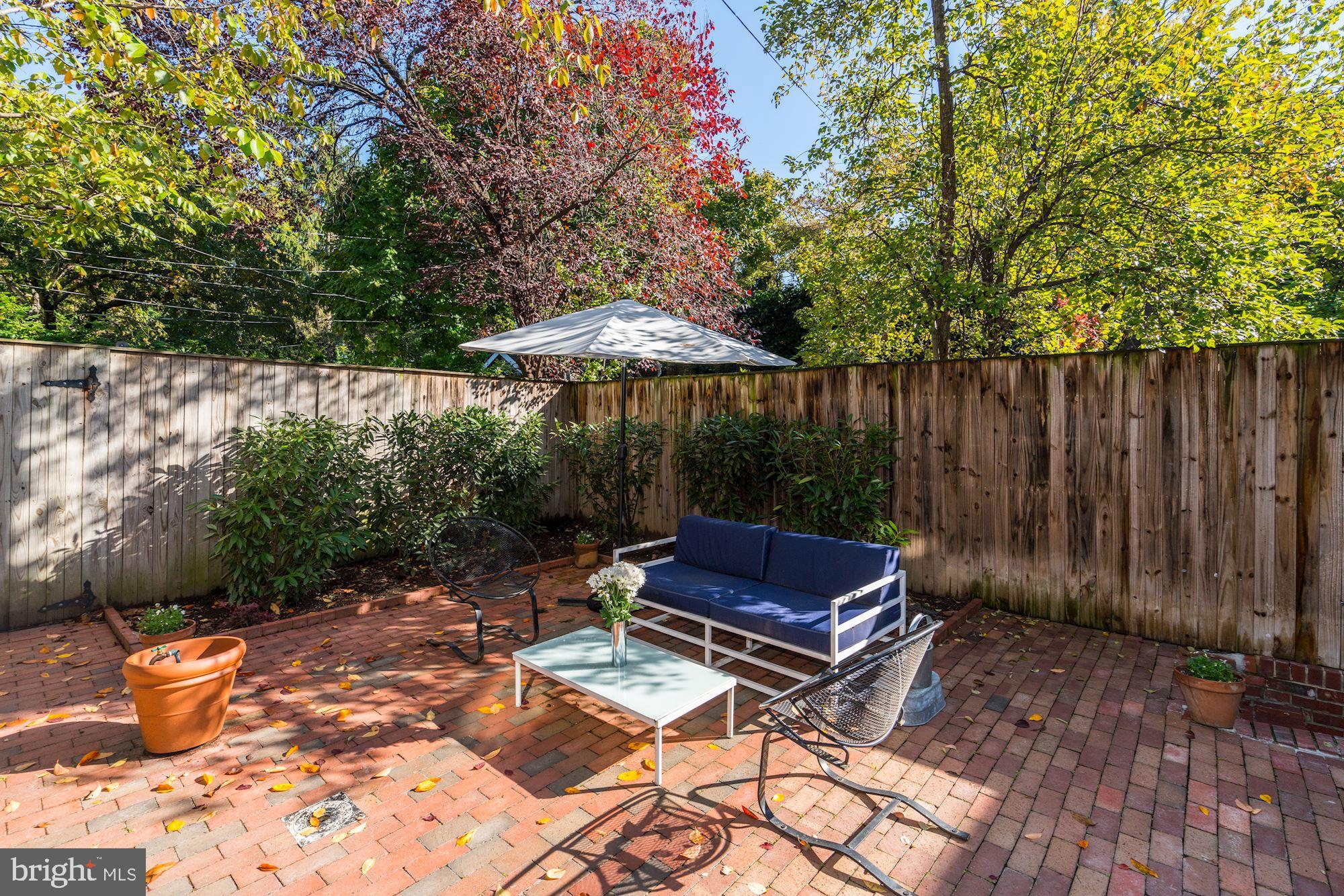 1355 28th Street Northwest Washington, DC 20007 - Photo 42 of 46 Rear Garden