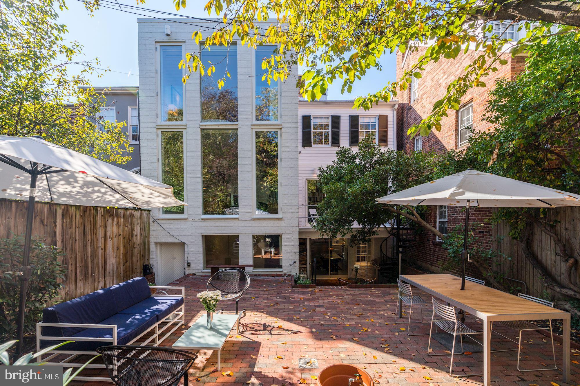 1355 28th Street Northwest Washington, DC 20007 - Photo 44 of 46 Rear Garden