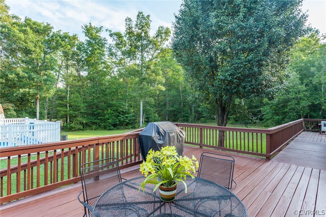 9212 Cattail Road Chesterfield, VA 23838 - Photo 45 of 47 a view of a table and chair on the roof deck