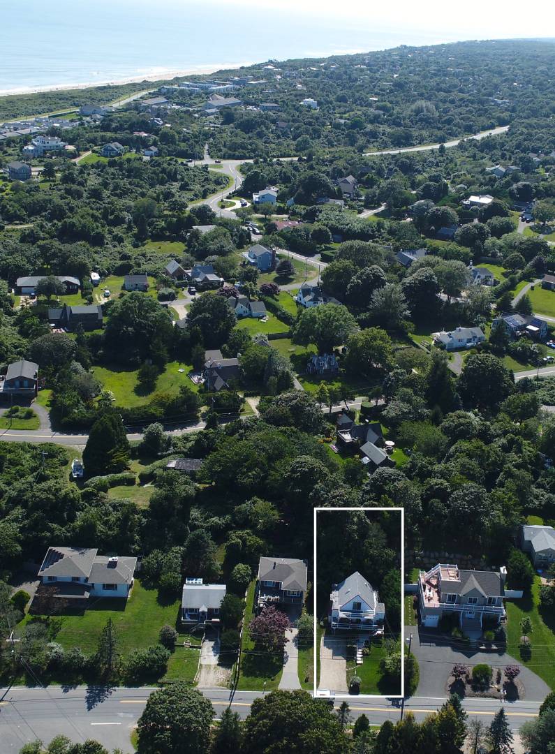 67 2nd House Road Montauk, NY 11954 - Photo 3 of 7 an aerial view of a house with yard