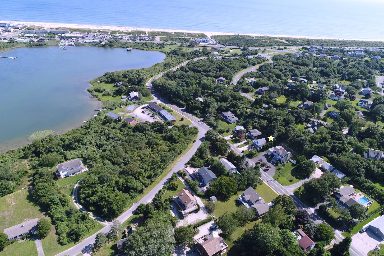 67 2nd House Road Montauk, NY 11954 - Photo 4 of 7 an aerial view of multiple house