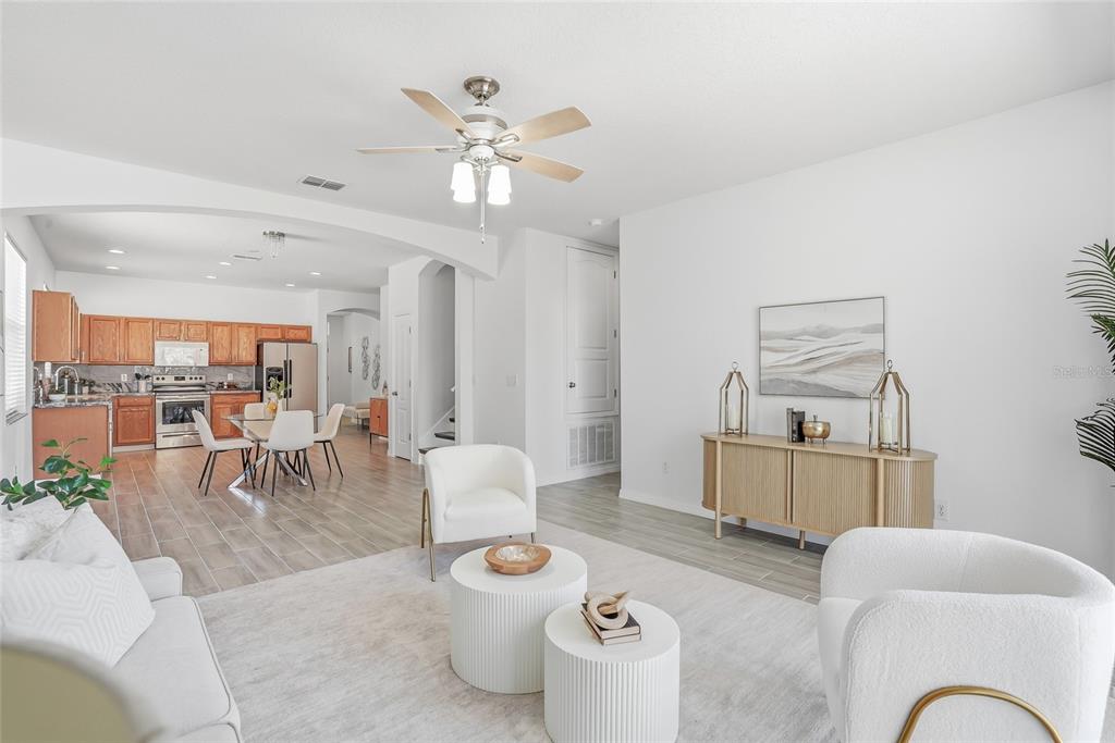 12351 Ridgedale Drive Hudson, FL 34669 - Photo 19 of 48 a living room with furniture and view of bedroom