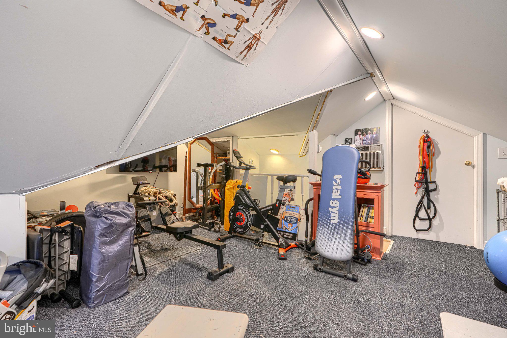 1835 Loch Shiel Road Towson, MD 21286 - Photo 24 of 75 Versatile attic gym for active living.