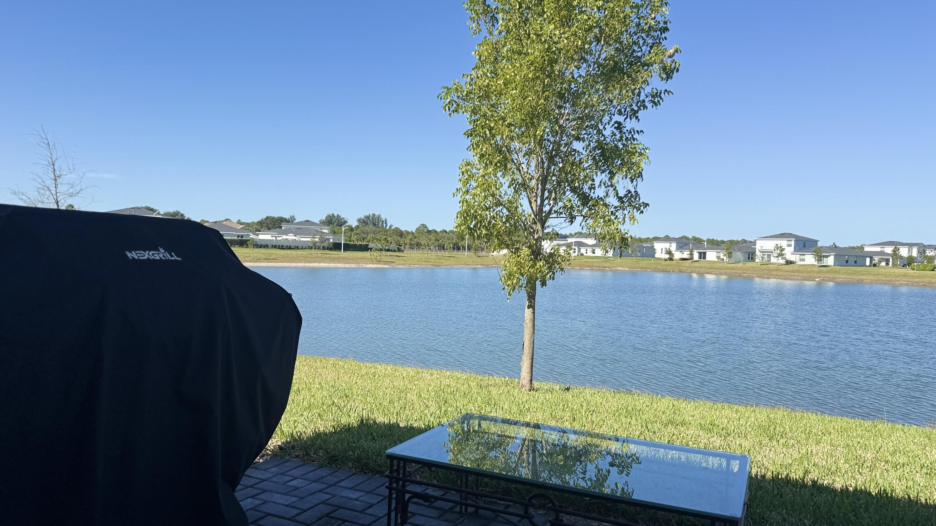 682 Papillon Street Southwest Palm Bay, FL 32908 - Photo 6 of 30 a view of a lake from a yard