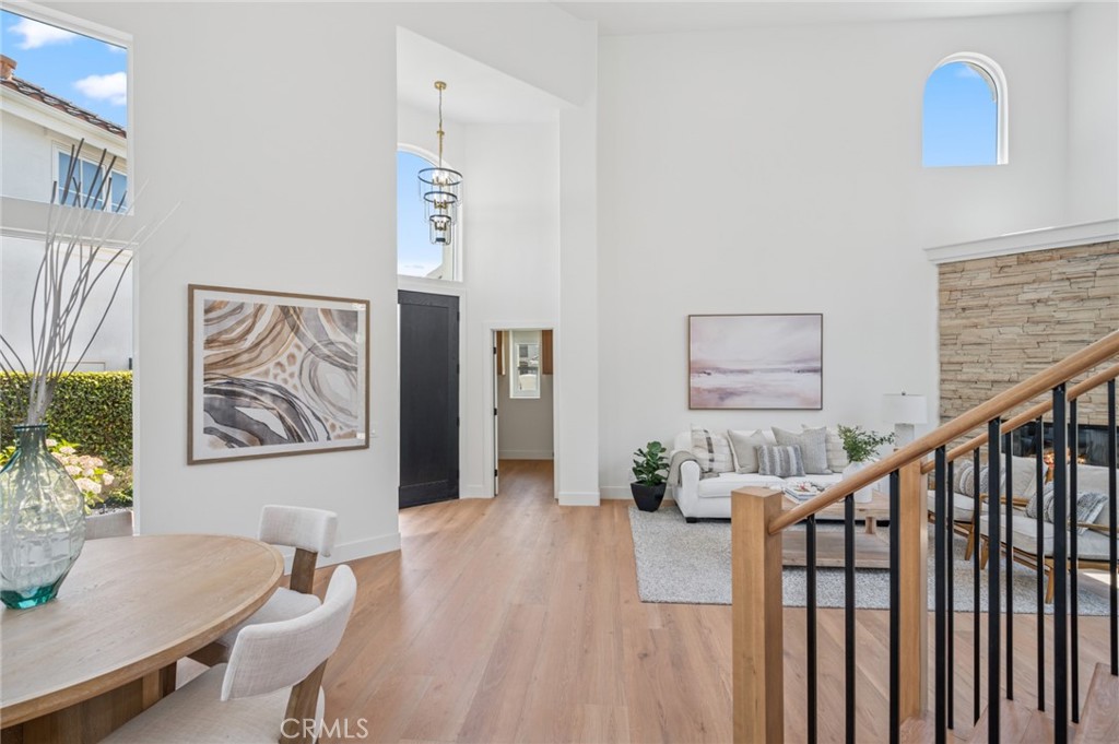 38 San Raphael Dana Point, CA 92629 - Photo 3 of 38 a view of a hallway with furniture and wooden floor