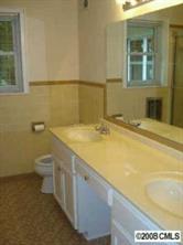256 Frances Circle Fort Mill, SC 29708 - Photo 6 of 8 a bathroom with a granite countertop sink and a mirror