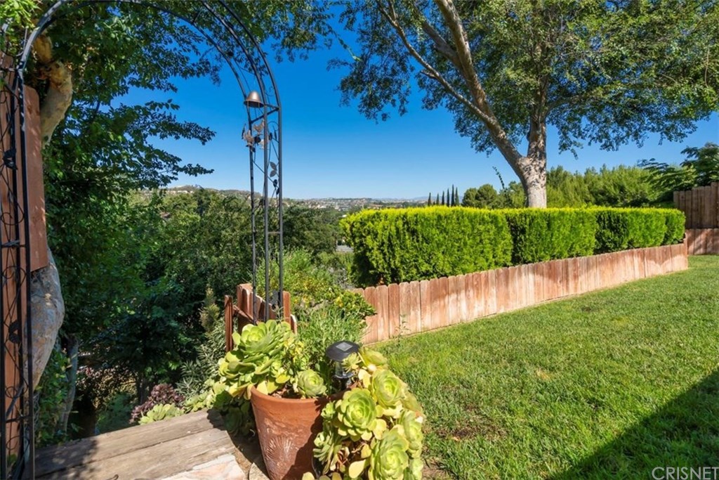 Steps leading to the bottom of the property