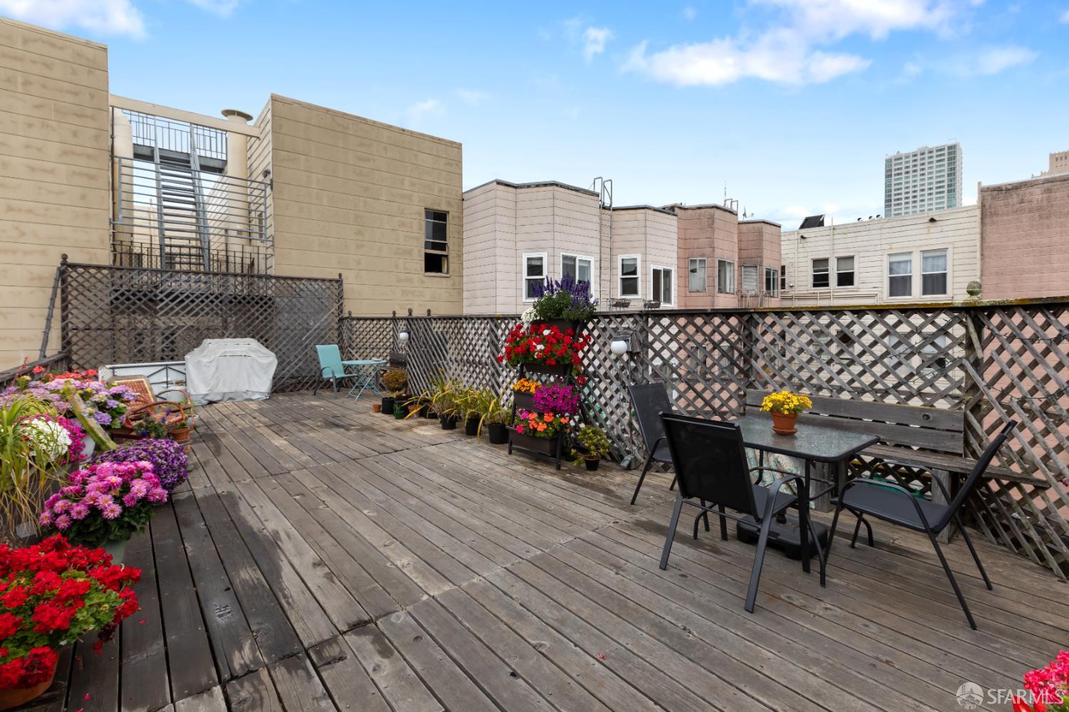 1338 Larkin Street San Francisco, CA 94109 - Photo 9 of 56 a view of a terrace with sitting area