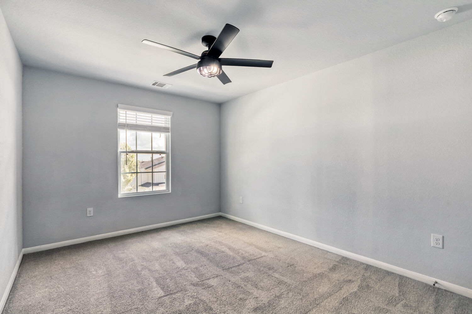 6601 Avila Way Pflugerville, TX 78660 - Photo 14 of 28 Carpeted empty room with a ceiling fan and baseboards