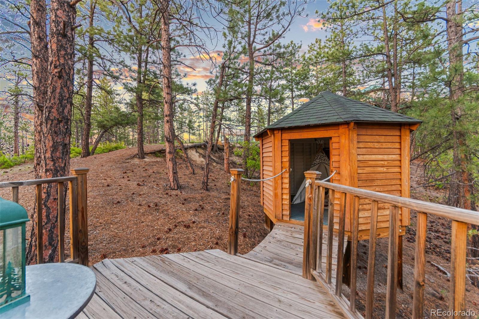 5090 South Perry Park Road Sedalia, CO 80135 - Photo 41 of 50 a view of a backyard