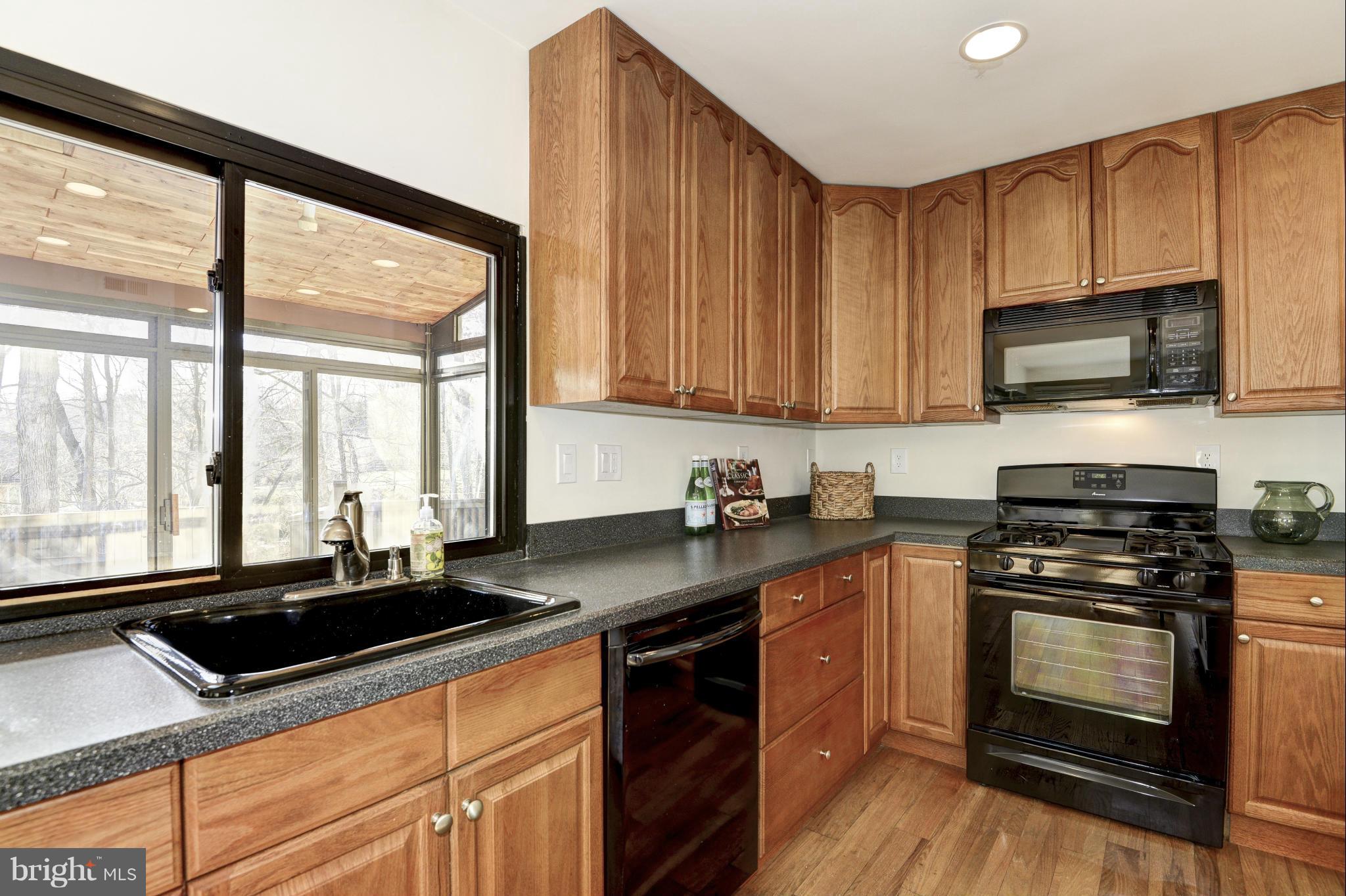 5911 Hall Street Springfield, VA 22152 - Photo 11 of 30 Big Updated Kitchen has Newer Gas Appliances