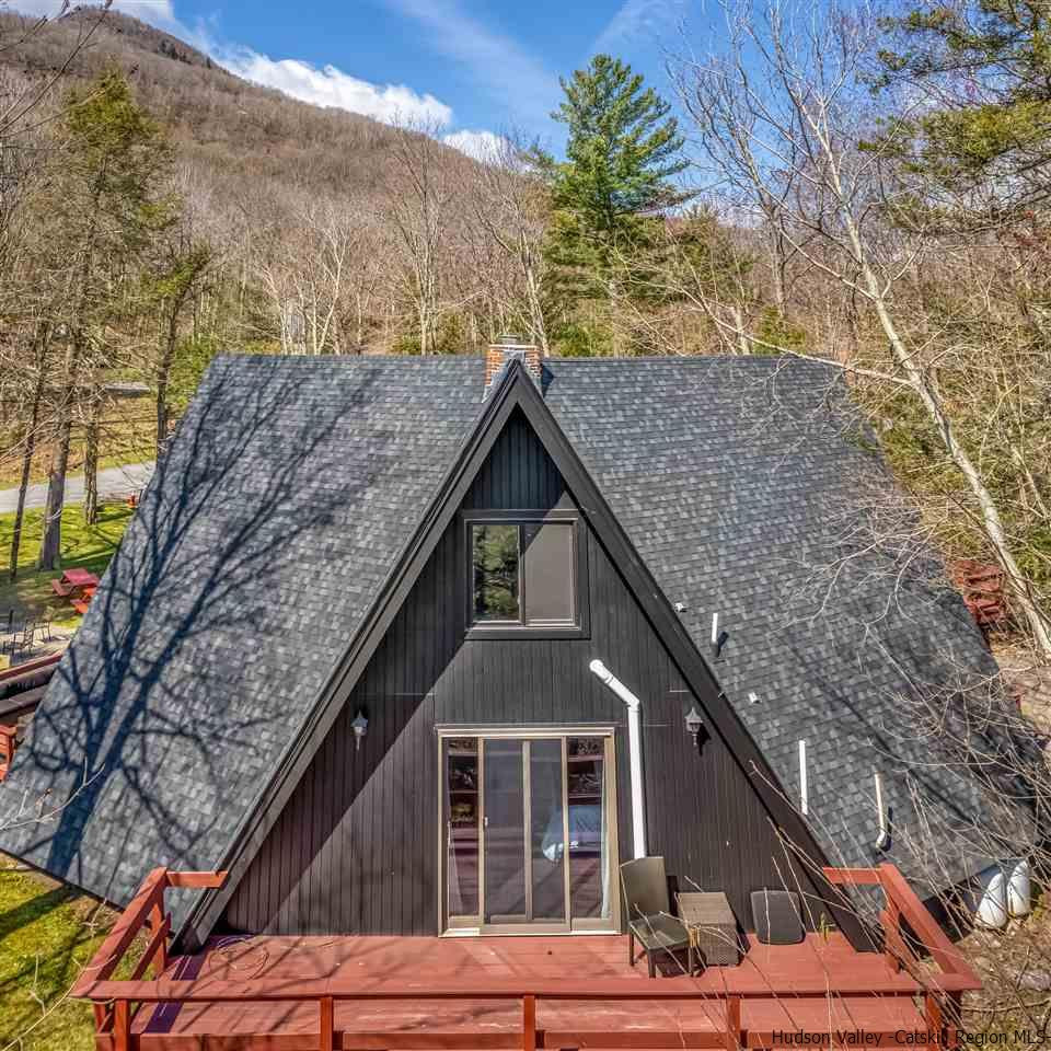 96 Lake Road Hunter, NY 12442 - Photo 33 of 35 a front view of a house with a yard