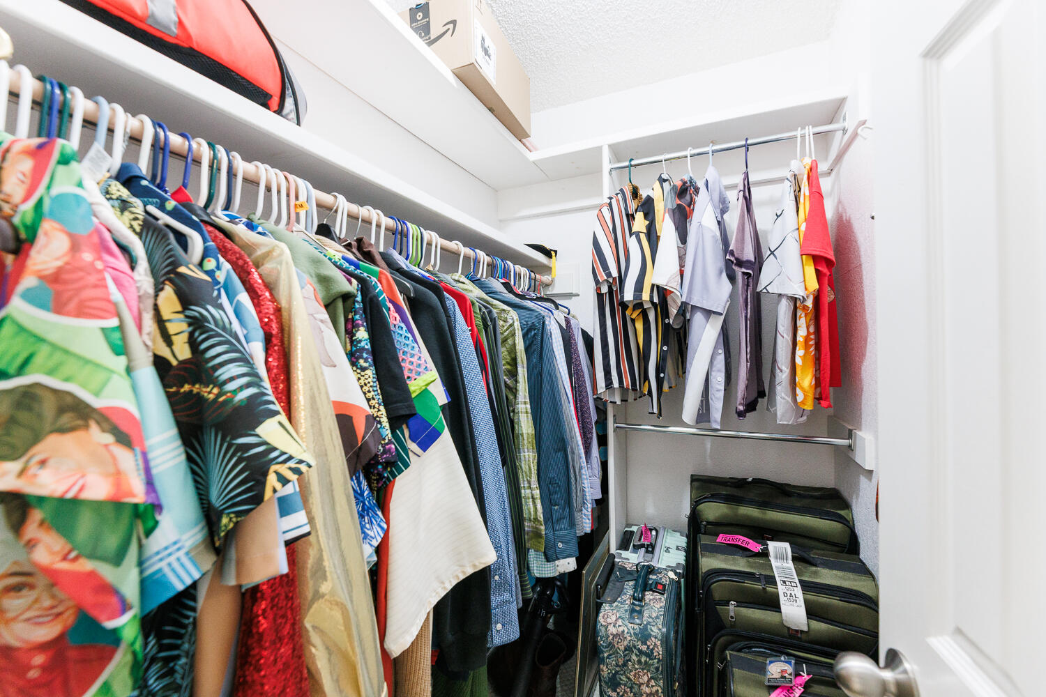3713 95th Street Lubbock, TX 79423 - Photo 43 of 70 a view of walk in closet with clothes and shoes