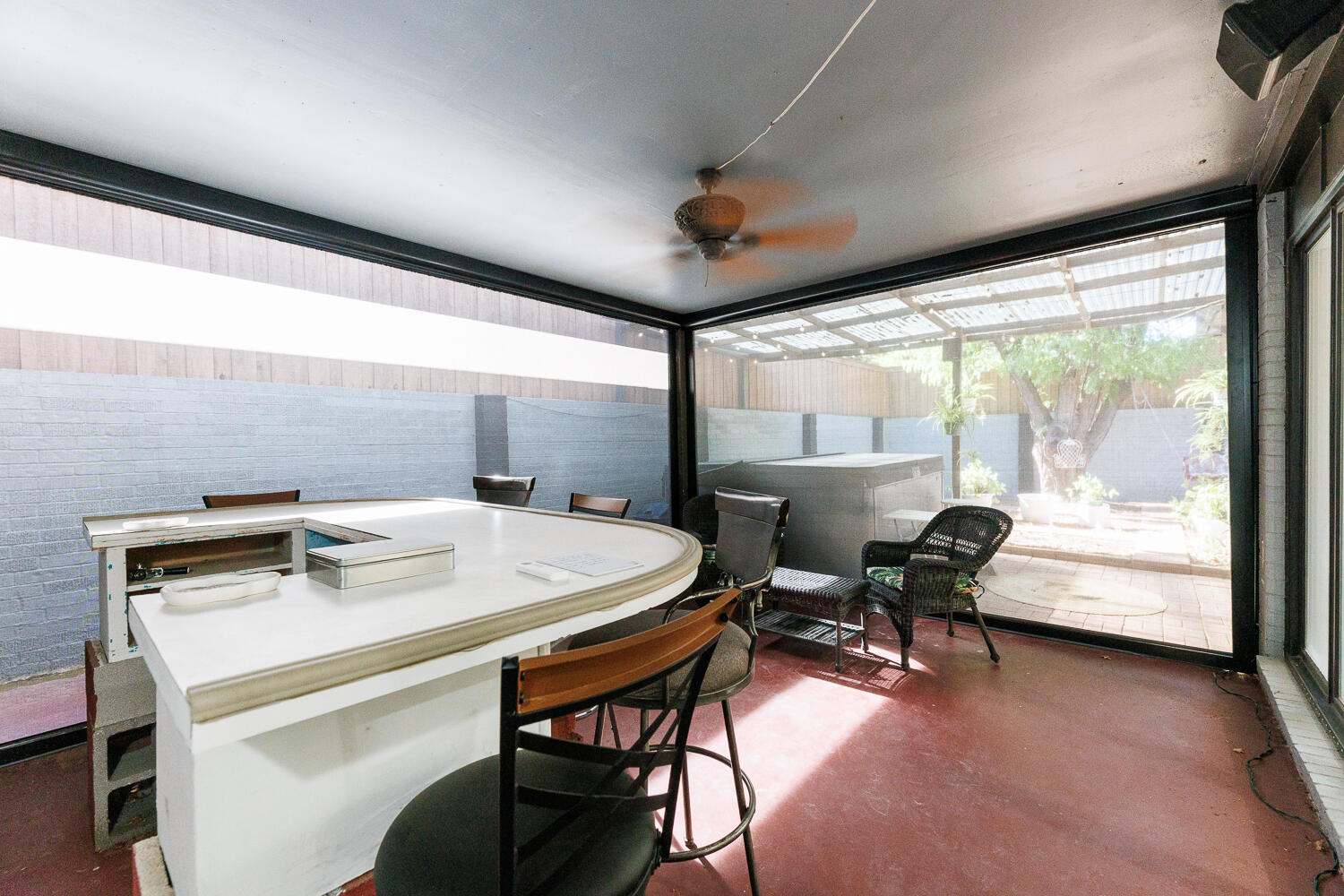 3713 95th Street Lubbock, TX 79423 - Photo 58 of 70 a dining room with furniture and a window