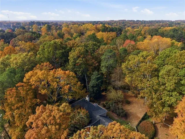 a view of lake and mountain