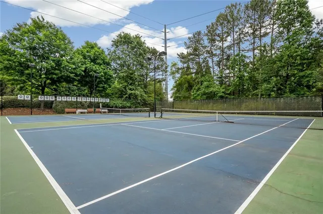 a view of outdoor space with seating area