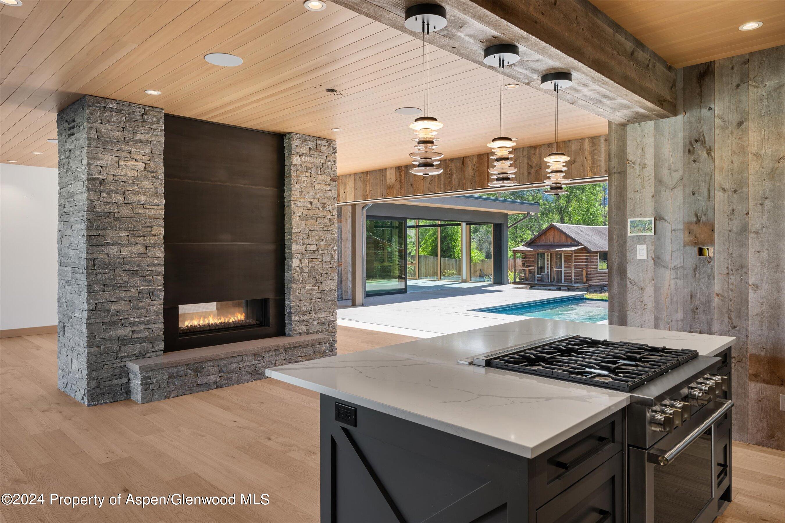 1043 Willits Lane Basalt, CO 81621 - Photo 28 of 59 Kitchen to Pool