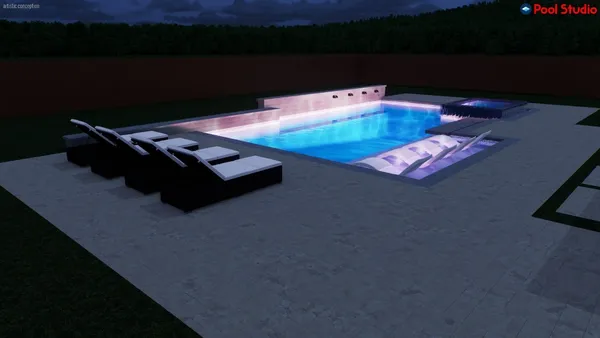 a view of a balcony with lake view