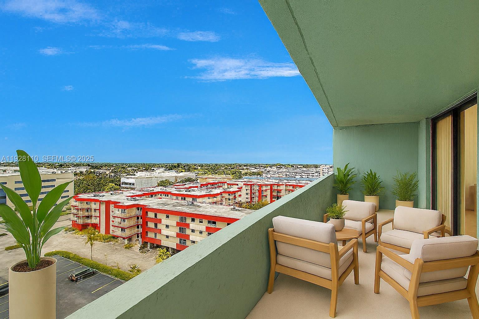 1825 West 44th Place, Unit 1111 Hialeah, FL 33012 - Photo 1 of 22 a view of a balcony with chairs