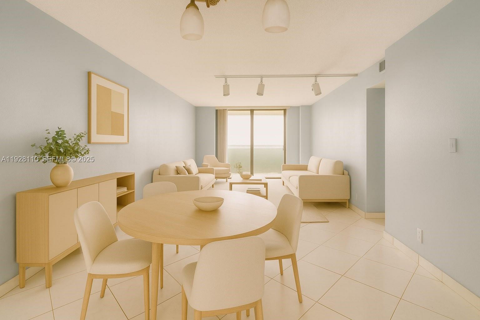 1825 West 44th Place, Unit 1111 Hialeah, FL 33012 - Photo 4 of 22 a view of a dining room with furniture and a potted plant