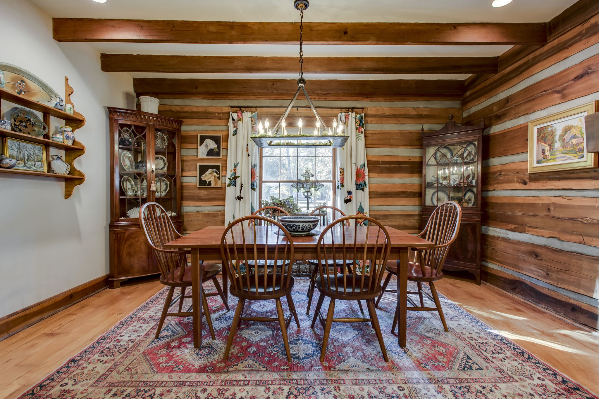 6230 Bresslyn Road Nashville, TN 37205 - Photo 13 of 53 a view of a dining room with furniture window and wooden floor