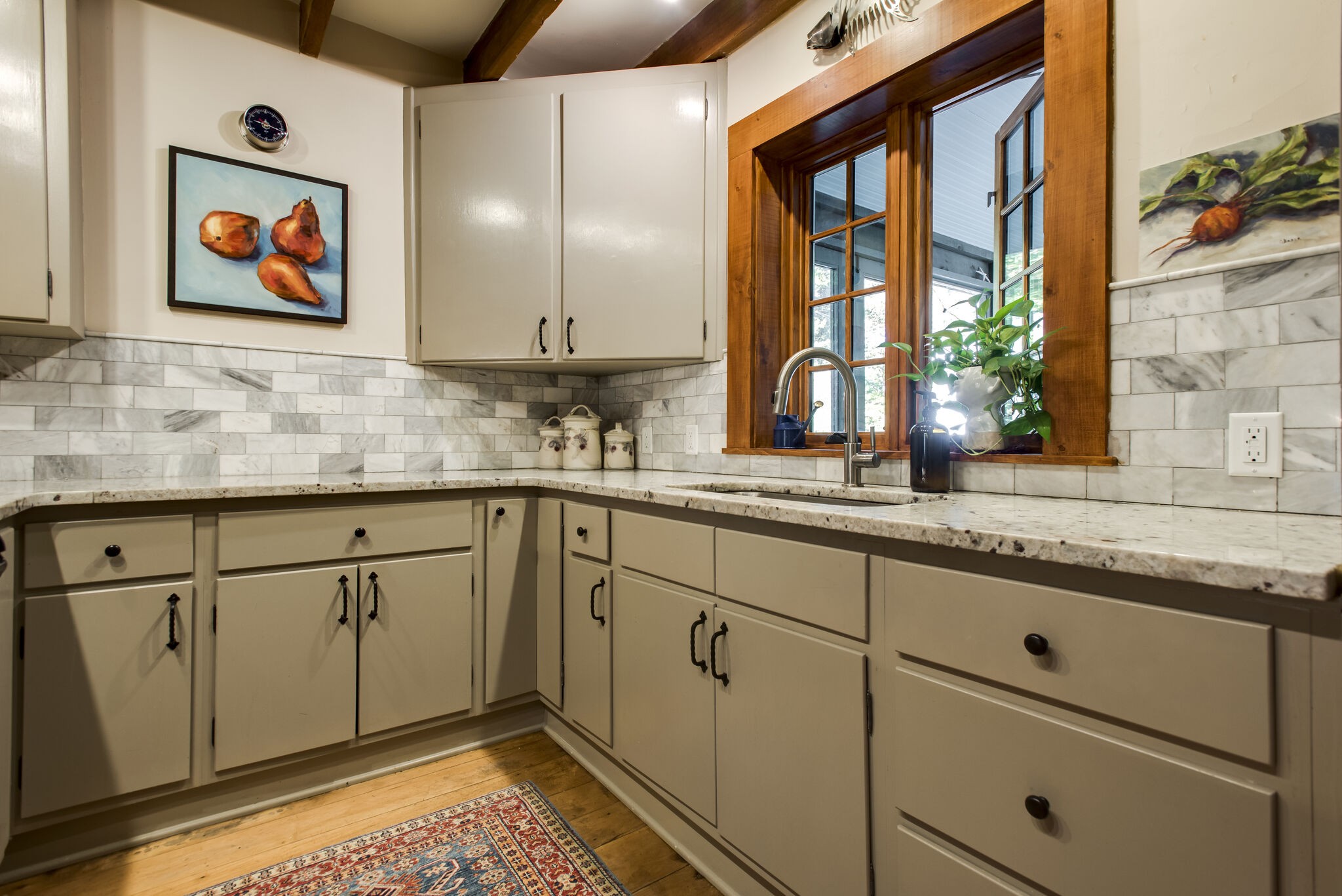 6230 Bresslyn Road Nashville, TN 37205 - Photo 18 of 53 a kitchen with stainless steel appliances granite countertop a stove a sink and a large window
