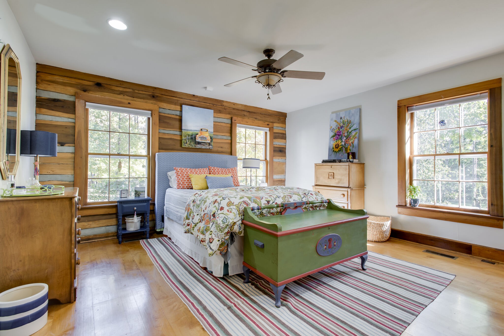 6230 Bresslyn Road Nashville, TN 37205 - Photo 40 of 53 a bedroom with a bed and wooden floor