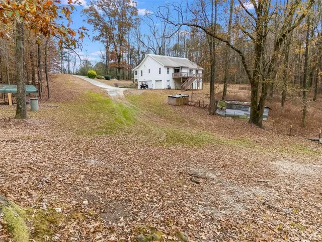 a view of outdoor space with trees