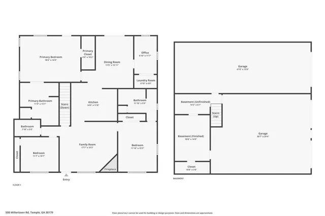 $545,000 | 508 Millertown Road, Temple, GA 30179