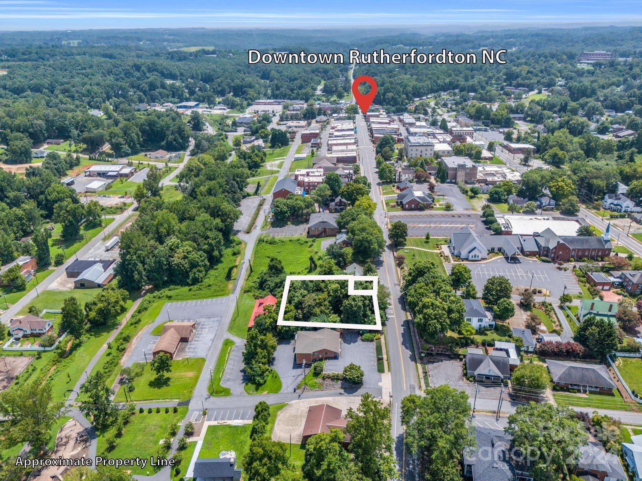 316 North Main Street Rutherfordton, NC 28139 - Photo 3 of 30 an aerial view of multiple house