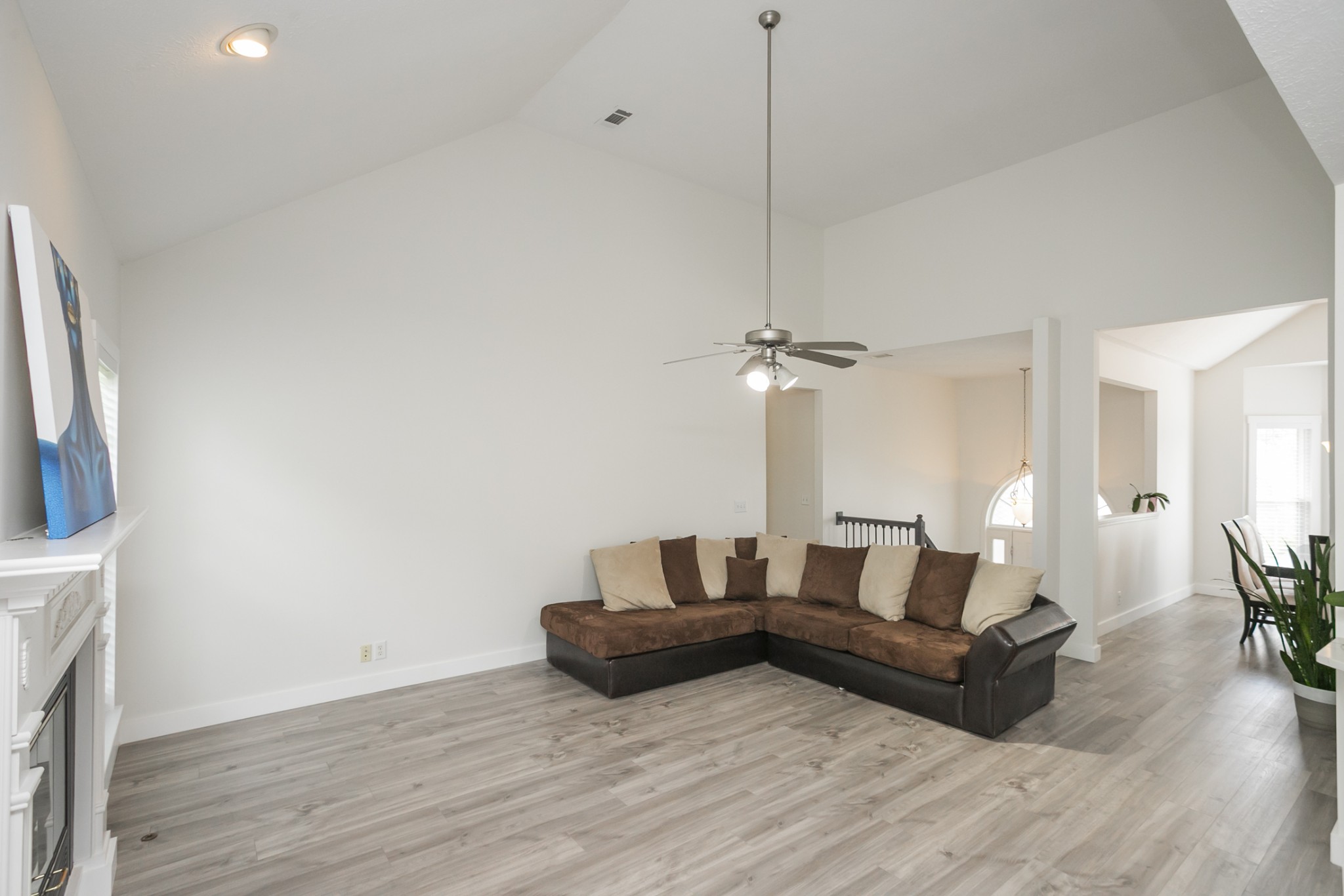 7337 Campton Road Nashville, TN 37211 - Photo 9 of 53 a living room with furniture and a wooden floor