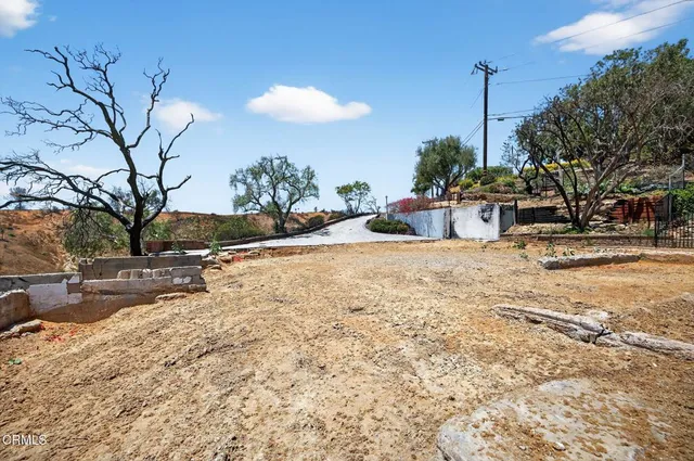 a view of a city with a mountain