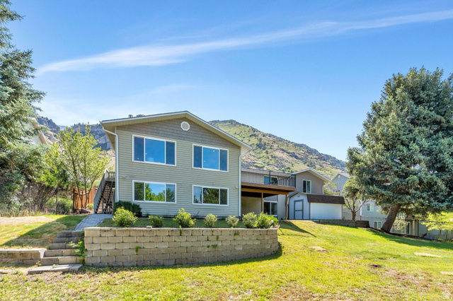 3813 North Foothill Drive Provo, UT 84604 - Photo 52 of 71 Two-story residence featuring light green siding and gray shingle accents