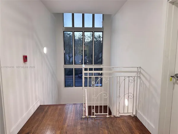 wooden floor in a gallery