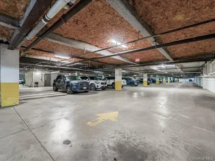 a view of parking space with parking space