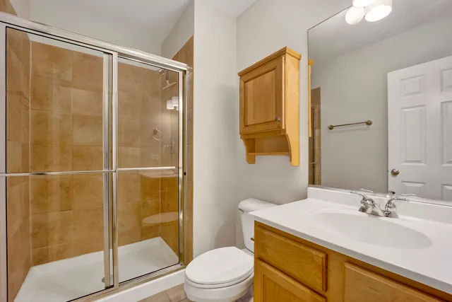 a view of porch with wooden floor