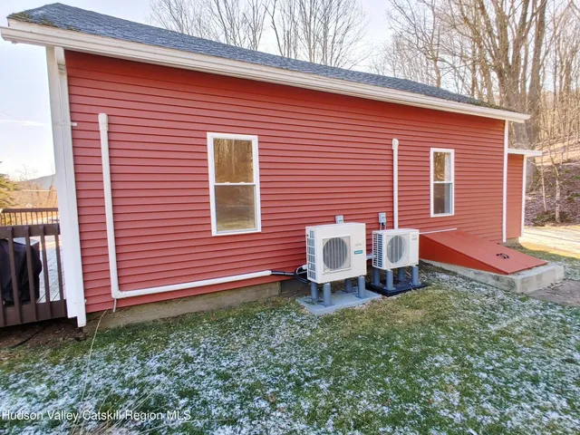 a view of wooden door