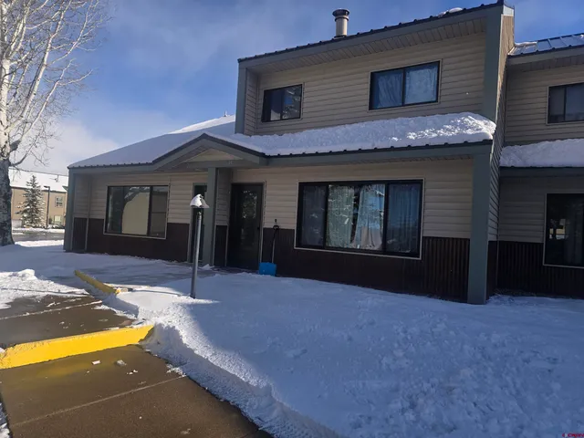 a house view with a outdoor space