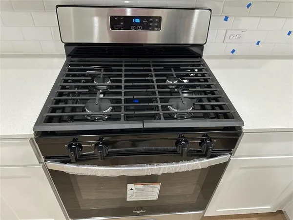 a close view of stove top oven