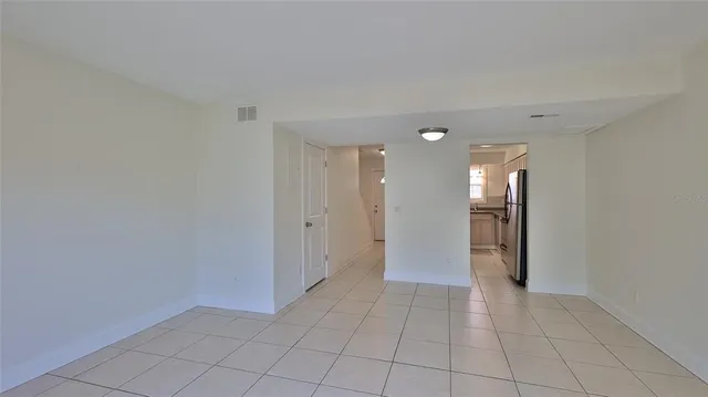 a view of an empty room