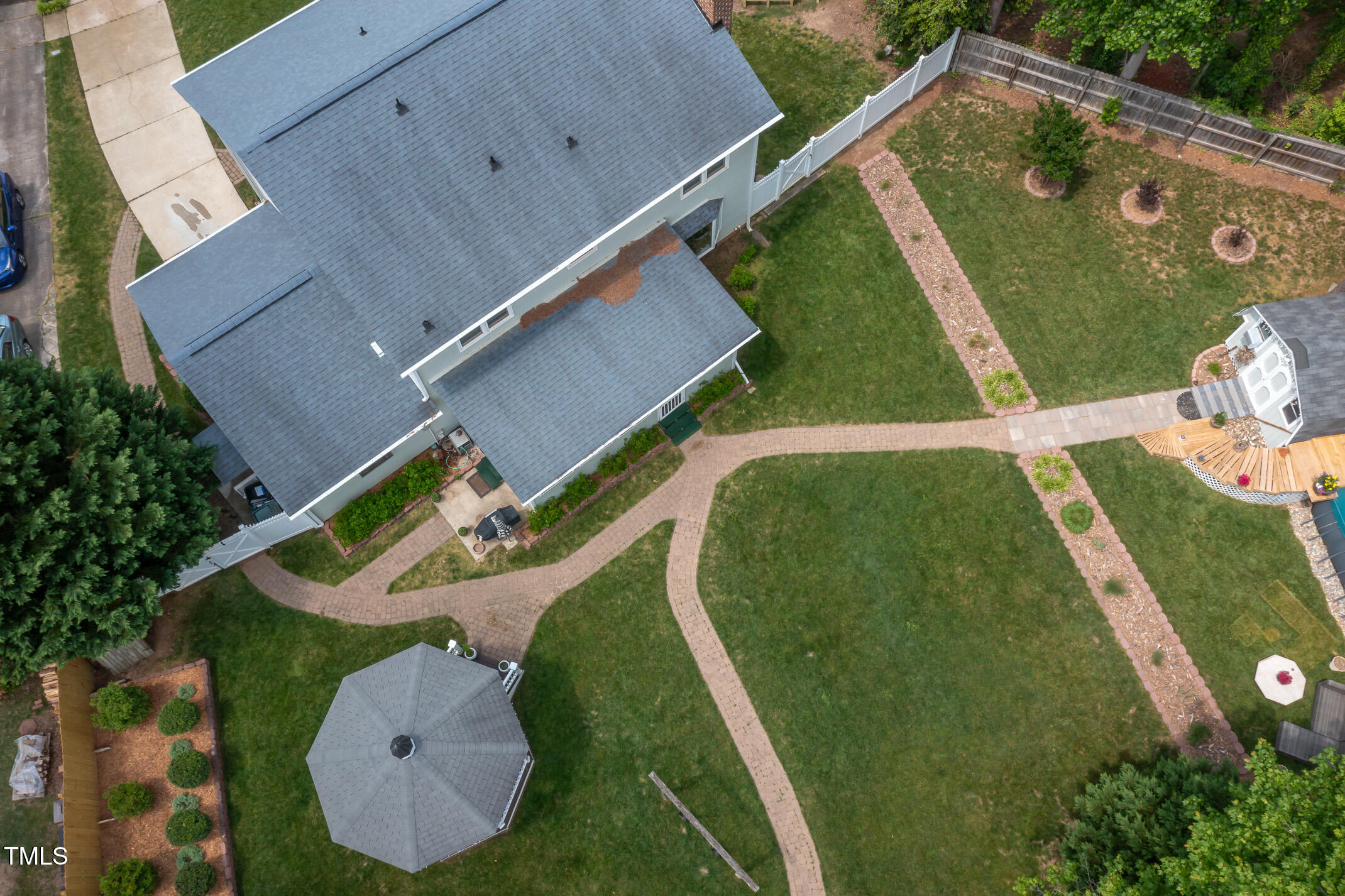 1213 Indian Trail Drive Raleigh, NC 27609 - Photo 4 of 50 an aerial view of a house