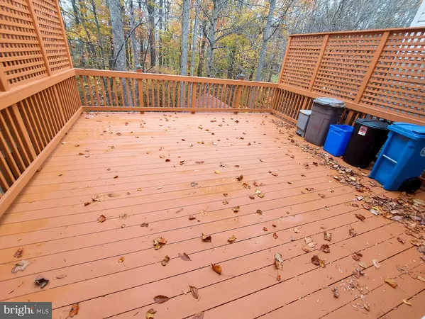 a view of wooden roof with outdoor seating