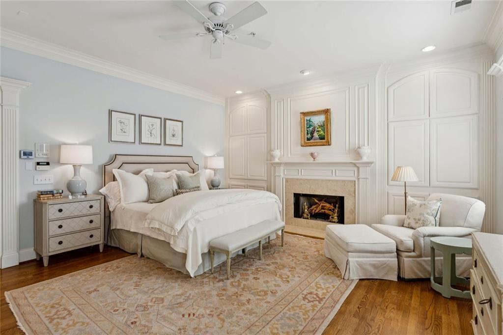 3005 Ranch Road Southeast Atlanta, GA 30339 - Photo 37 of 57 a spacious bedroom with a bed and a couch