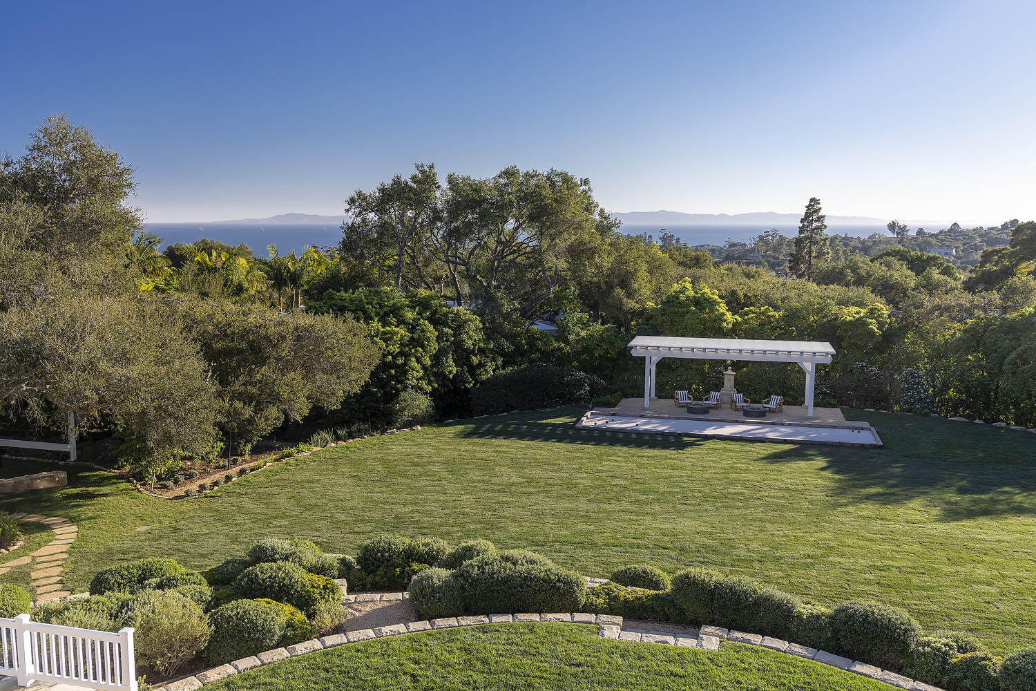 830 Riven Rock Road Montecito, CA 93108 - Photo 2 of 36 a view of a water fountain and a yard